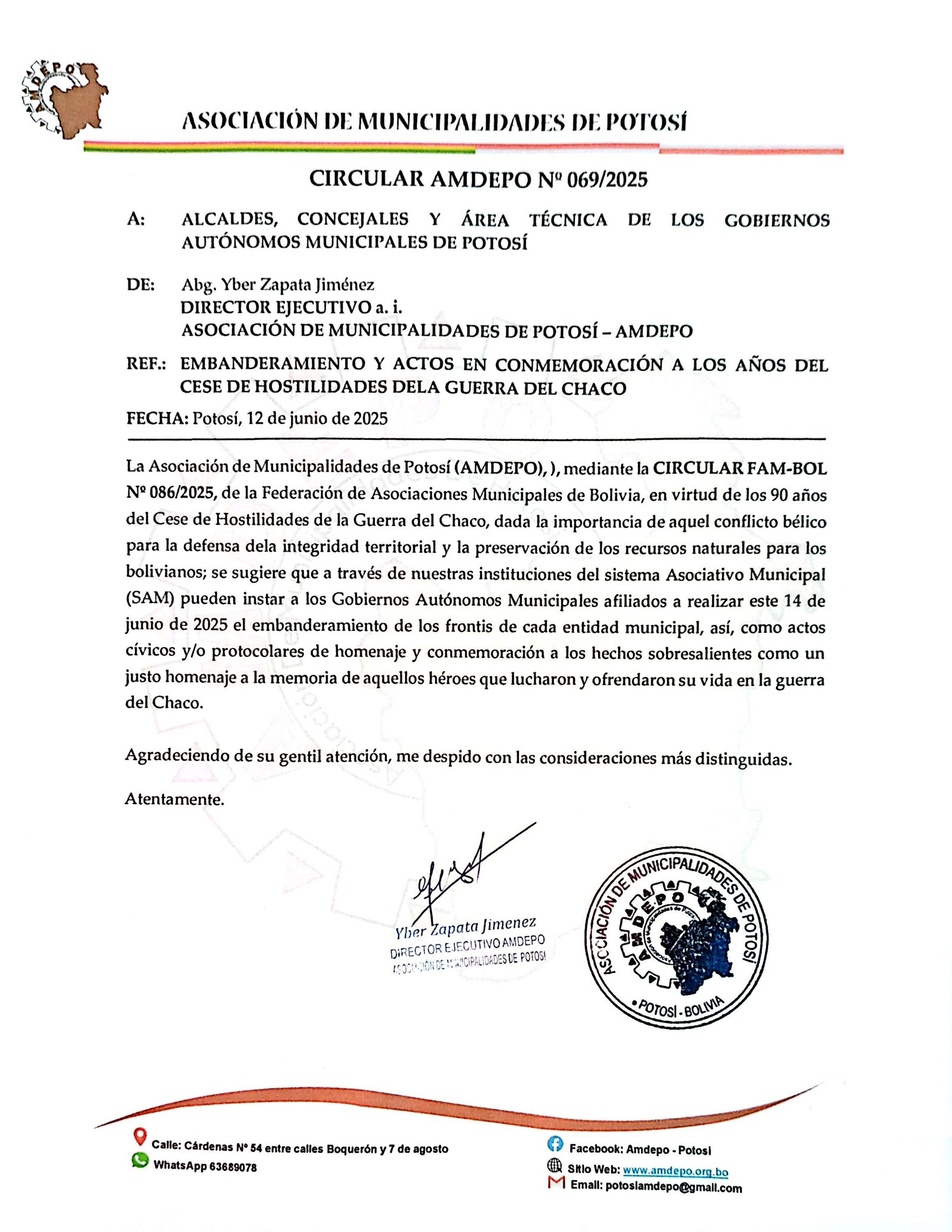 Imagen de la circular