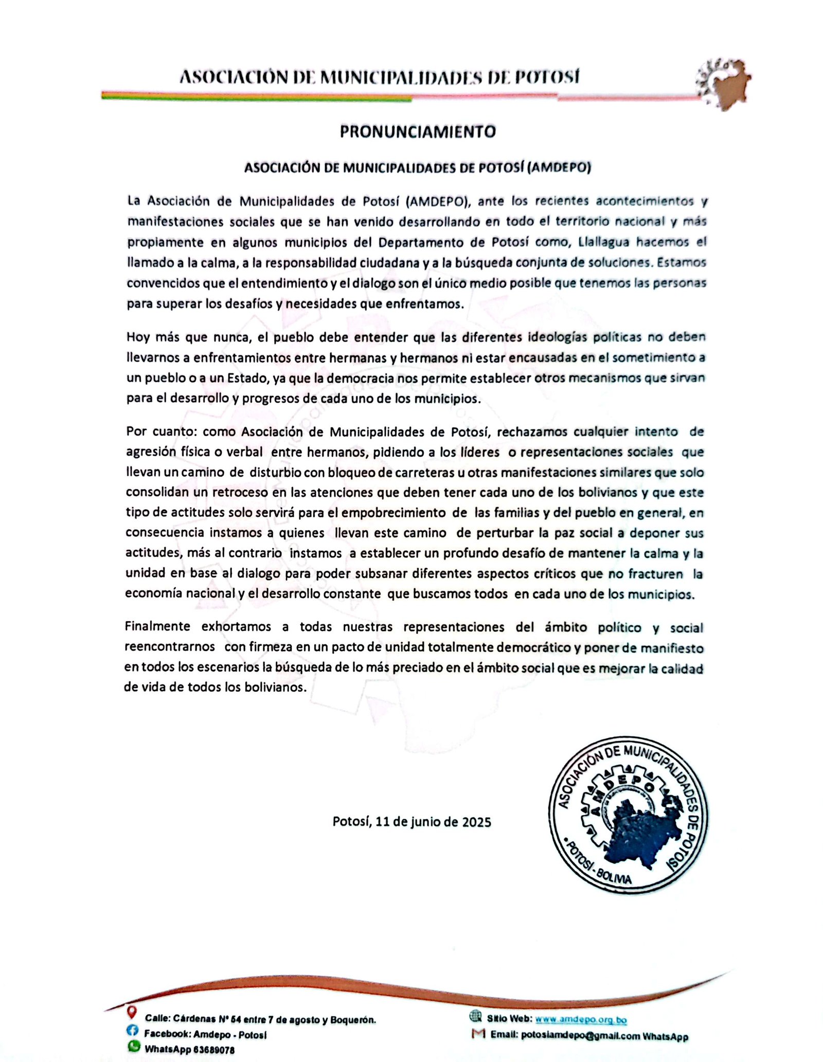 Imagen de la circular